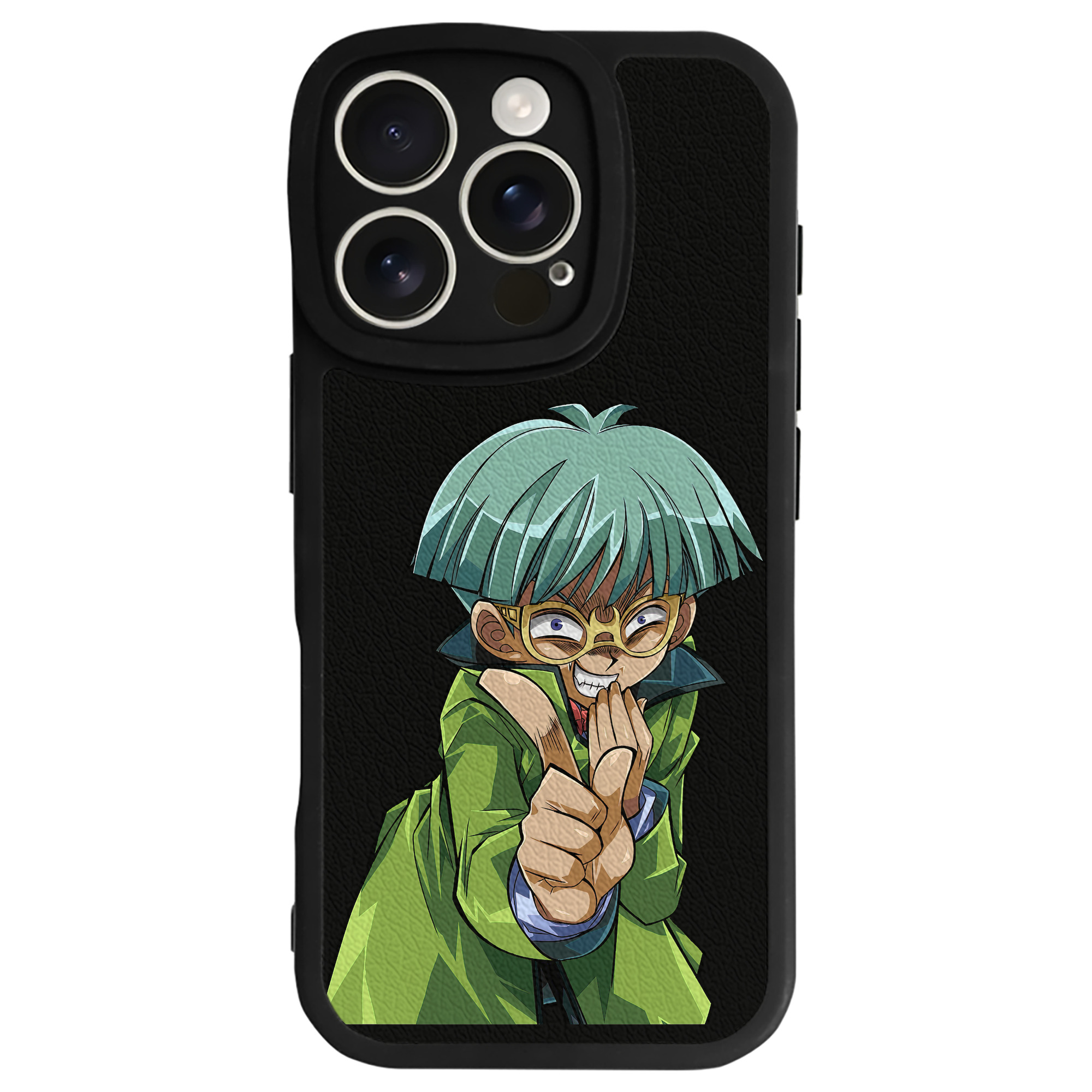（画像用） 遊☆戯☆王 Yu-Gi-Oh! 【iPhone 16シリーズ対応】シリコンスマホケース（レザー調） 材質：シリコン